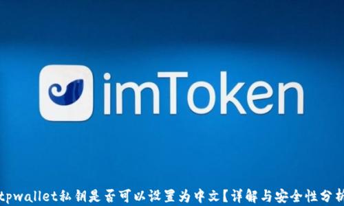 
tpwallet私钥是否可以设置为中文？详解与安全性分析